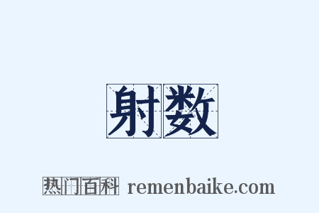 射数是什么意思的图片